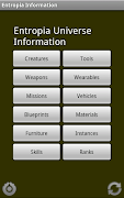 برنامه‌نما Entropia Information عکس از صفحه