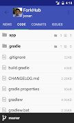 برنامه‌نما ForkHub for GitHub عکس از صفحه
