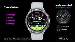 MIMIX Digital P20 Watchface स्क्रीनशॉट 6