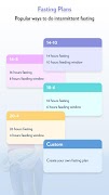 برنامه‌نما Fasting: Track fasting hours,  عکس از صفحه