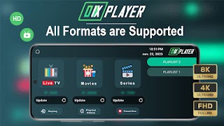 DIXPLAYER - IPTV PLAYER পোস্টার