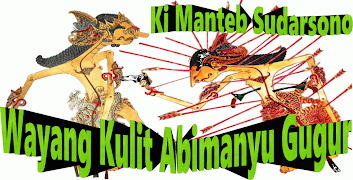 Abimanyu Gugur Wayang Kulit Poster