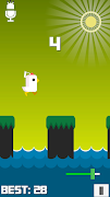 Jumping Chicken اسکرین شاٹ 1