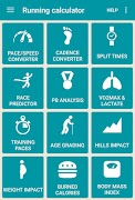 Running calculator poster