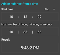 Time Duration Calc স্ক্রিনশট 6