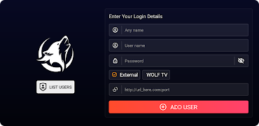 WOLF IPTV screenshot 1