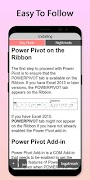 برنامه‌نما Easy Excel Power Pivot Tutoria عکس از صفحه