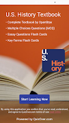 U.S. History Textbook & MCQ poster