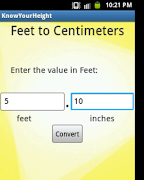 7 Schermata Know Your Height