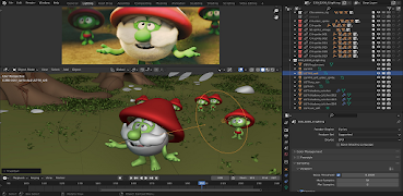برنامه‌نما Blender Video Editor عکس از صفحه