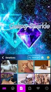 4 Schermata Galaxysparkle Tema Tastiera