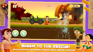 Chhota Bheem Speed Racing Game اسکرین شاٹ 2