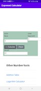 1 Schermata Exponent Calculator