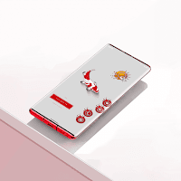 Poster Flux Crimson Icons Pack