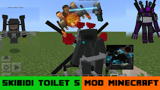 SKIBIDI TOILET 5 for Minecraft 스크린샷 2