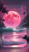 پوستر Moon Over Water Live Wallpaper