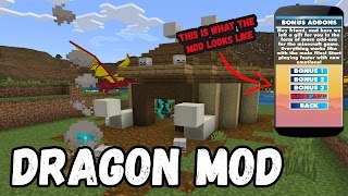 Dragon Mod For Minecraft PE syot layar 3