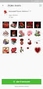 Animated Flower Stickers screenshot 1
