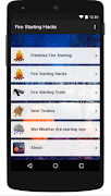 Fire Starting Hacks poster