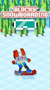 برنامهنما Blocky Snowboarding عکس از صفحه