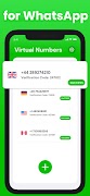 برنامه‌نما Virtual Number for WhatsApp عکس از صفحه