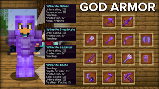 Armor & Weapons Addon for MCPE poster