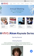 برنامه‌نما ARVO 2022 عکس از صفحه