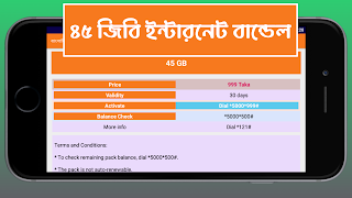 বাংলালিংকের ইন্টারনেট বান্ডেল plakat