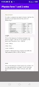 Physics form one and two notes imagem de tela 3