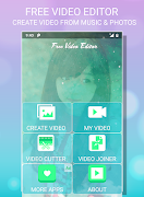 Free Video Editor 스크린샷 1