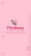 Flirtbees - Video Chat App poster
