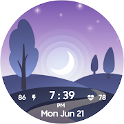 Time Scene Digital watch face screenshot 1