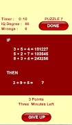 IQ Test puzzle numbers screenshot 6