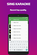 برنامه‌نما Sing Karaoke - Record عکس از صفحه