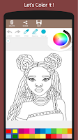 African American Coloring Book Ekran Görüntüsü 2