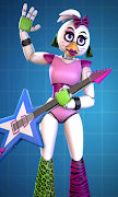 Glamrock Chica Workshop Glitch-poster