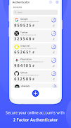 2 Factor Authenticator app imagem de tela 1