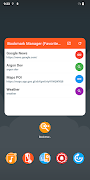 Bookmark Manager ภาพหน้าจอ 1