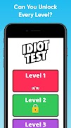 1 Schermata Idiot Test