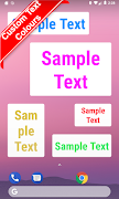 Widget de texte de base capture d'écran 1