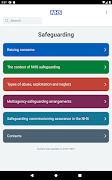 NHS Safeguarding Guide اسکرین شاٹ 3