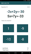 Math Linear Test ảnh chụp màn hình 4