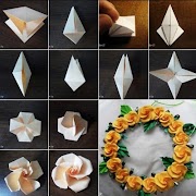 5 Schermata Origami Flower Tutorial