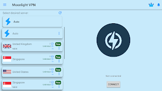 Moonlight VPN syot layar 7
