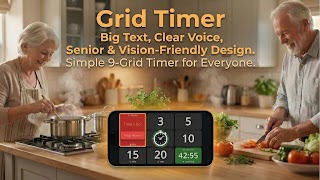 Grid Timer: Big & Simple screenshot 1