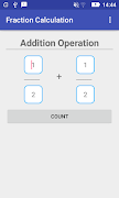برنامه‌نما Fraction Calculation عکس از صفحه