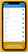 Learn English Speaking in Urdu   انگریزی سیکھیں imagem de tela 5