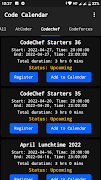 Code Calendar - CP Contests Screenshot 2