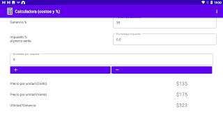 Calculadora de Costos 截图 6
