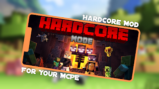 Hardcore Mod for MCPE poster